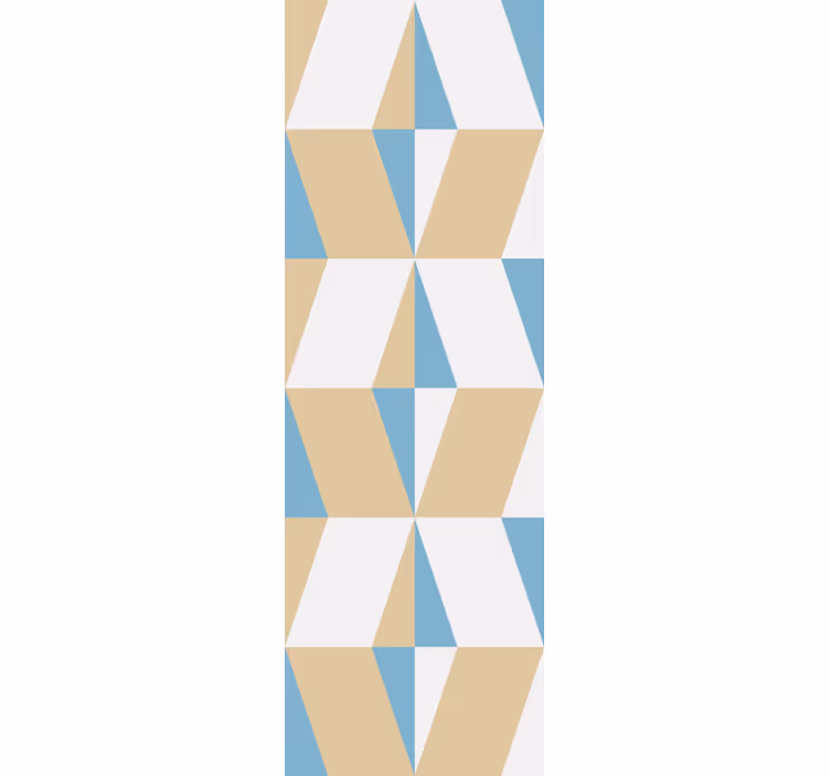 Trekantet motiv tapet geometriske former - Tenstickers