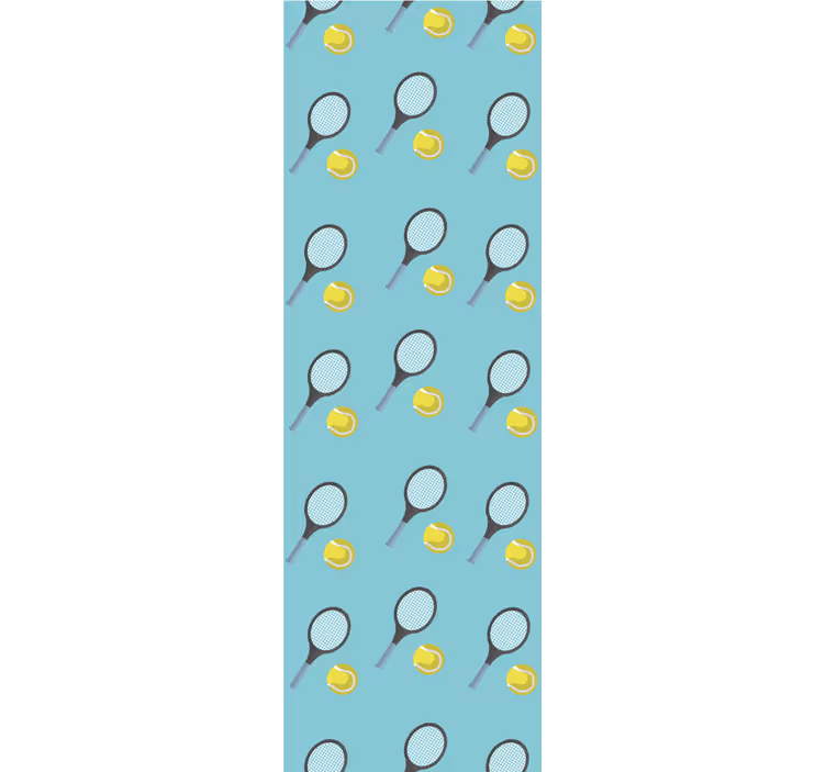 Tennismønster tapet kunst - Tenstickers