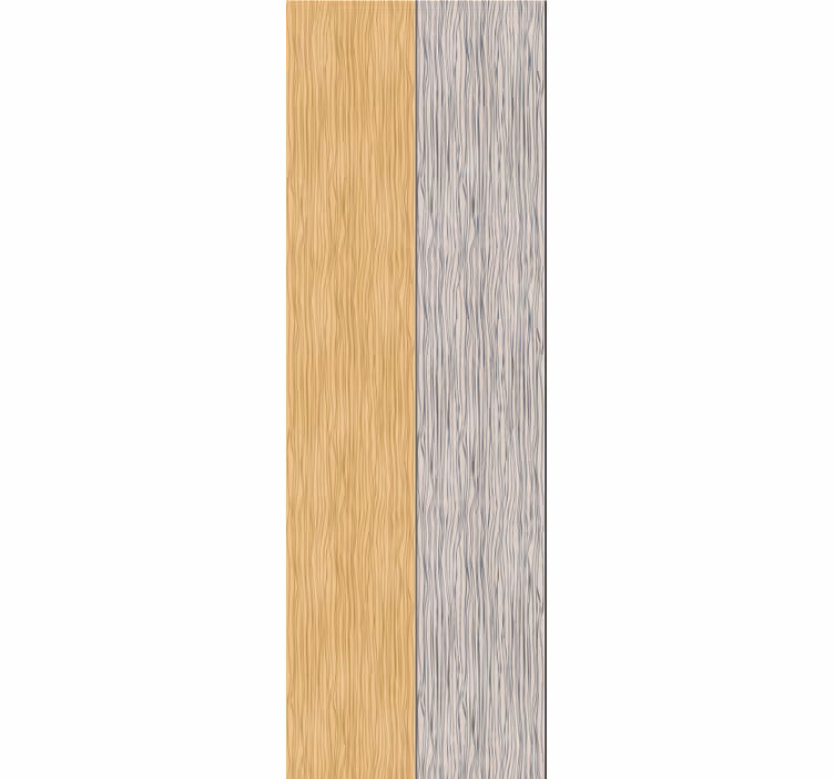 Stripemønster i tre tapet tre - Tenstickers