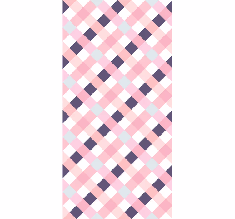 Pastell argyle mønster tapet geometriske former - Tenstickers