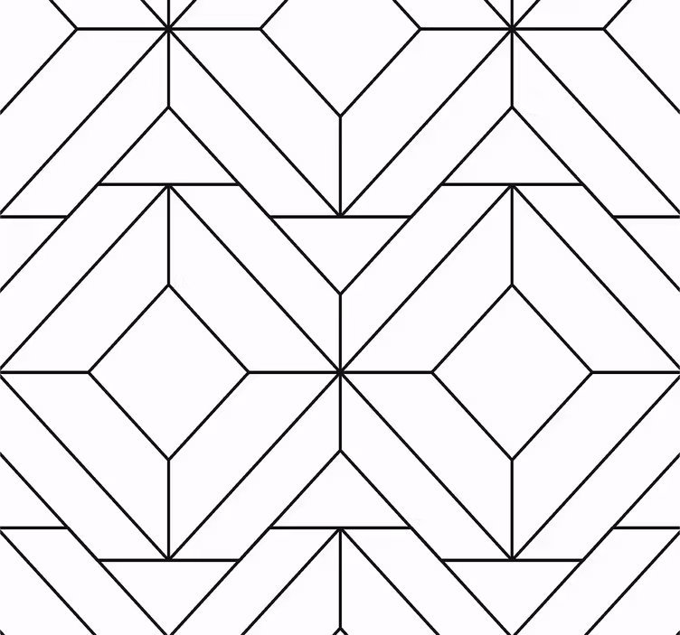 Nordiske geometriske mønstre tapet abstrakt - Tenstickers