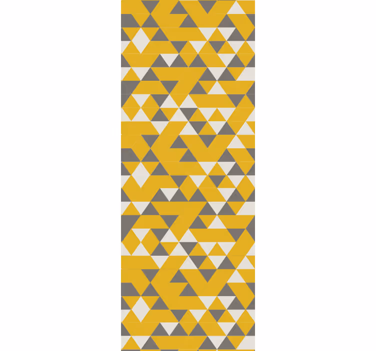 Geometrisk trekant pantone tapet trekant - Tenstickers