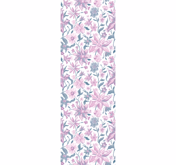 Floral soverom atmosfære tapet blomster - Tenstickers