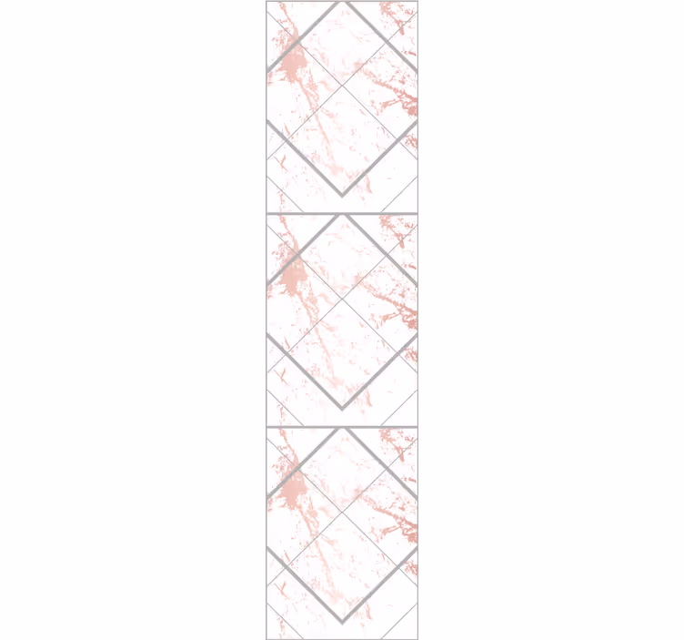 Geometrisk strukturert design tapet marmor - Tenstickers