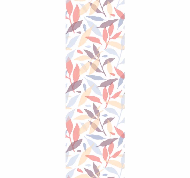 Fargerike tregrener tapet gift - Tenstickers