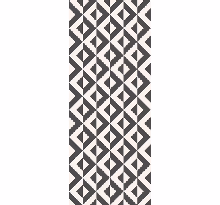 Geometri mønster design tapet bad - Tenstickers