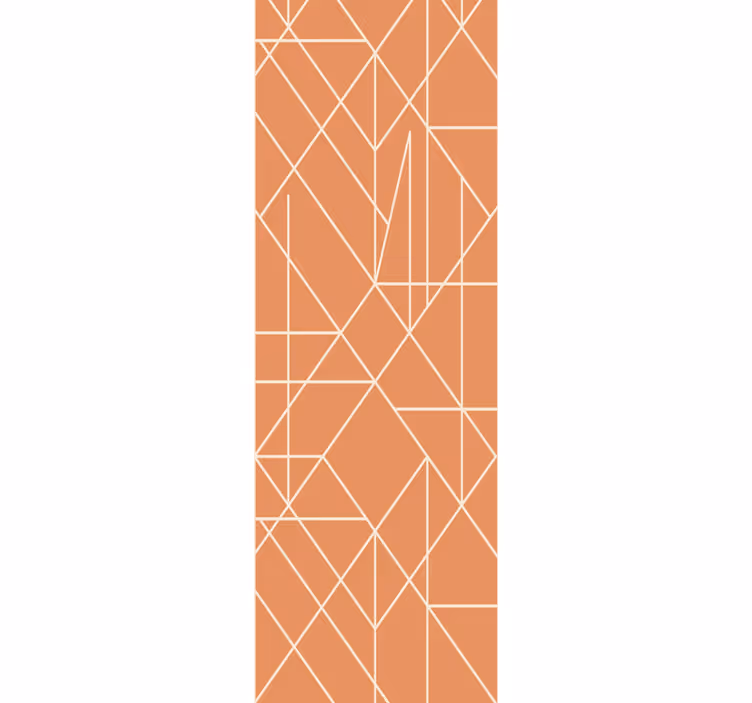 Nordisk geometrisk mosaikk tapet stue - Tenstickers