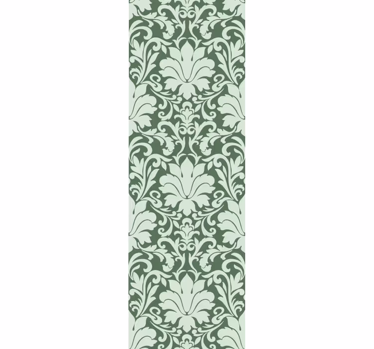 Elegant bladmotiv tapet blomste - Tenstickers