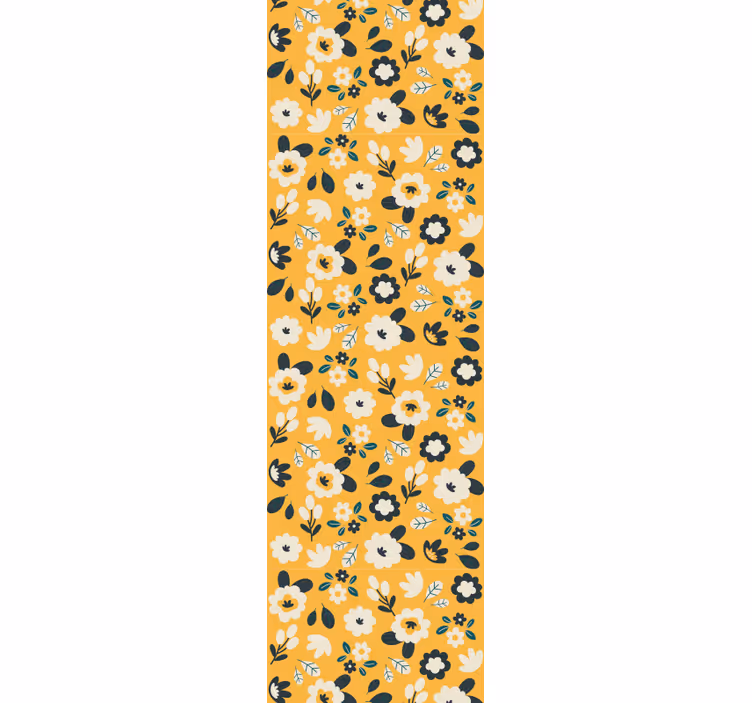 Floral soverom funksjon tapet blomster - Tenstickers