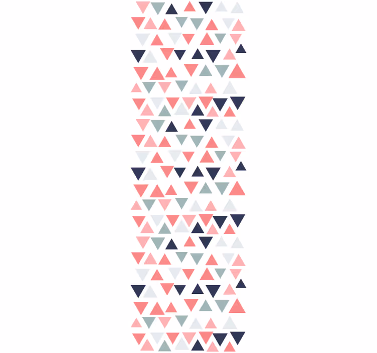 Geometrisk trekantmotiv tapet geometriske former - Tenstickers