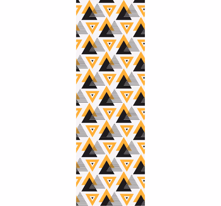 Geometrisk trekantfusjon tapet geometriske former - Tenstickers
