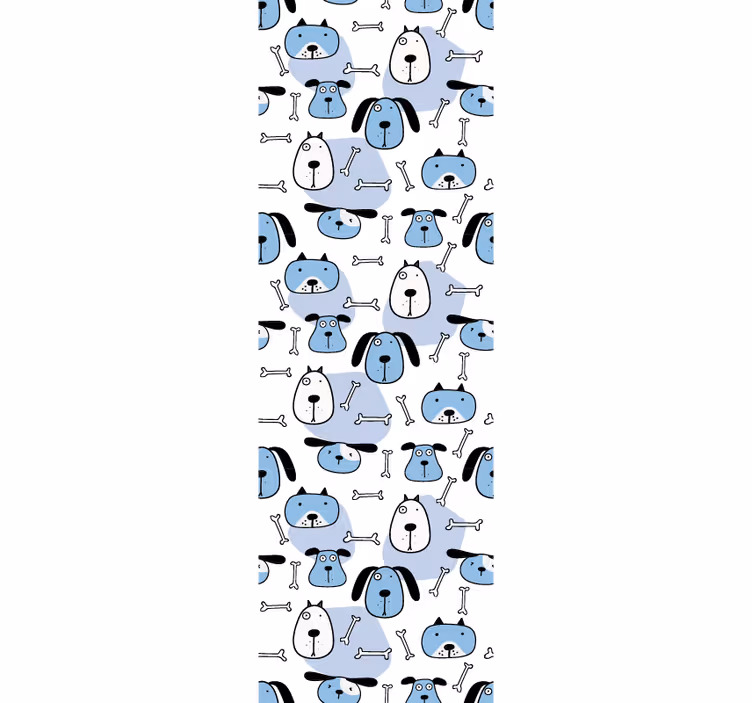 Lekne hundemønster hund tapet - Tenstickers