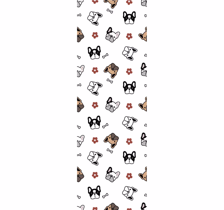 Canine doodle ensemble hund tapet - Tenstickers