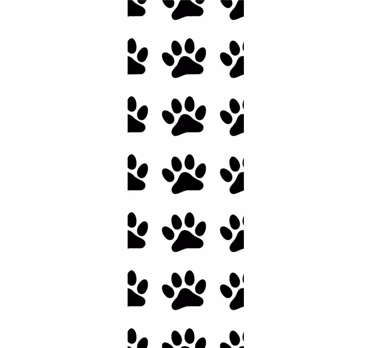 Potemønsterdesign katt tapet - Tenstickers