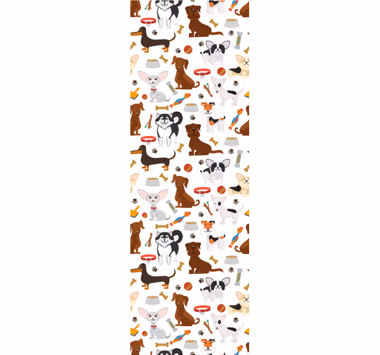 Hundekarakterer hund tapet - Tenstickers