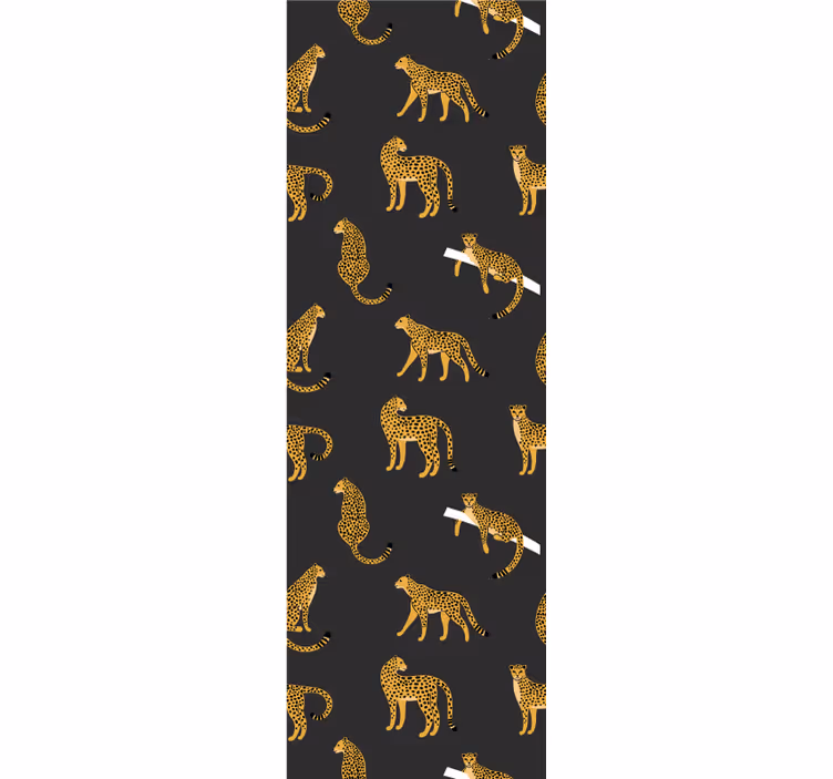 Leopardflekker motiv leopard tapet - Tenstickers