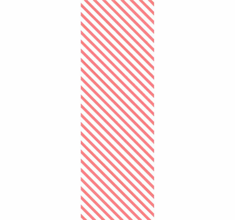 Godteri stripe harmoni tapet horisontalt - Tenstickers