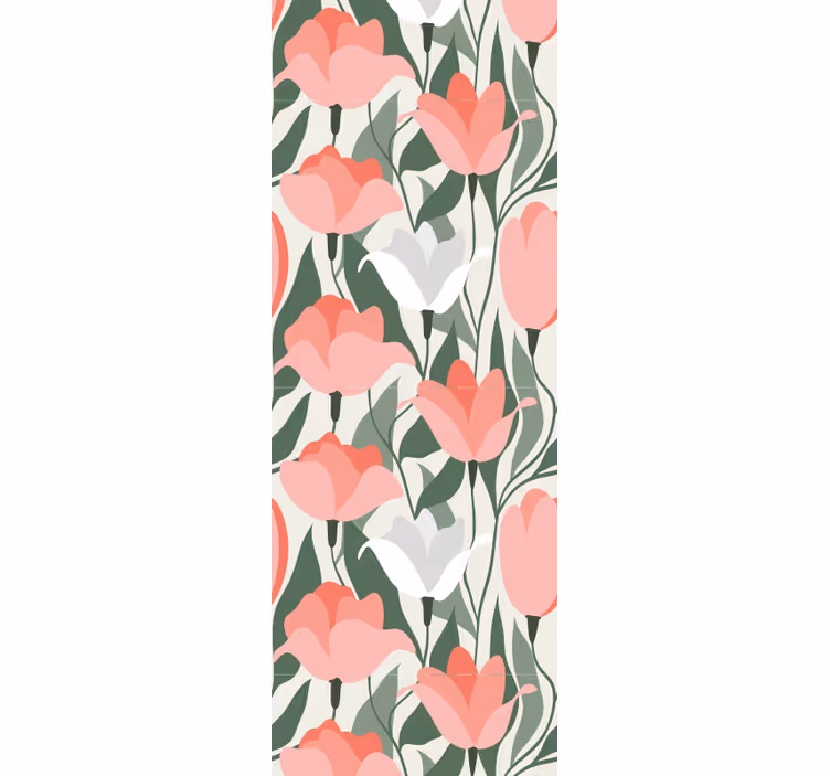 Mange forskjellige blomster tapet blomster - Tenstickers