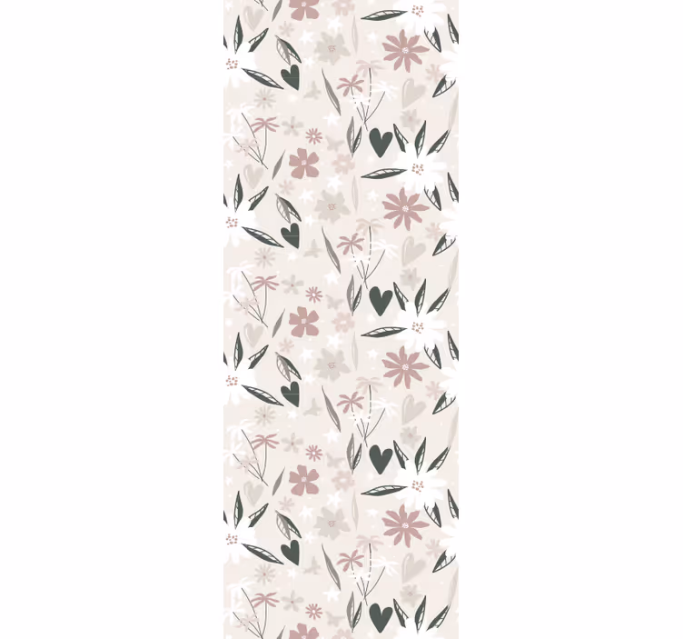 Floral botanikk tapet blomster - Tenstickers