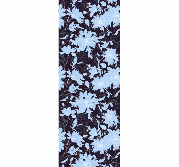 Floral aksentmønster tapet blomster - Tenstickers