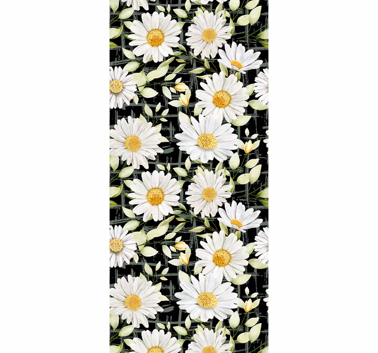 Tusenfryd blomsterutstilling tapet blomster - Tenstickers