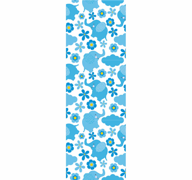Flotte elefanter tapet soverom - Tenstickers
