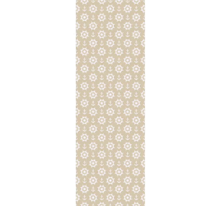 Nautisk motivdesign tapet fliser - Tenstickers