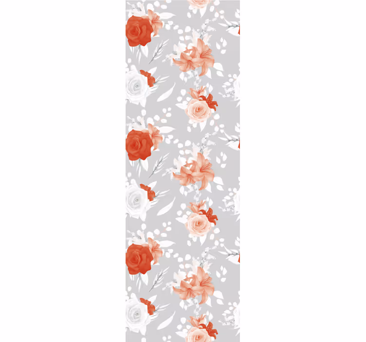 Blomsterarrangement design tapet blomster - Tenstickers