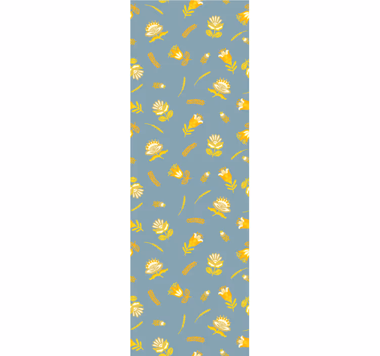 Floral glede tapet blomster - Tenstickers