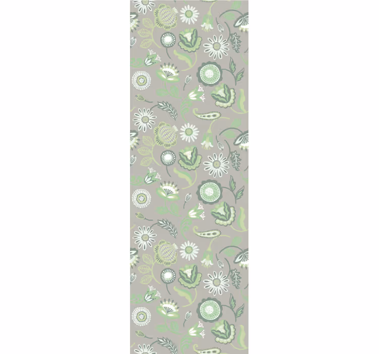 Blomstermotiv tapet blomste - Tenstickers