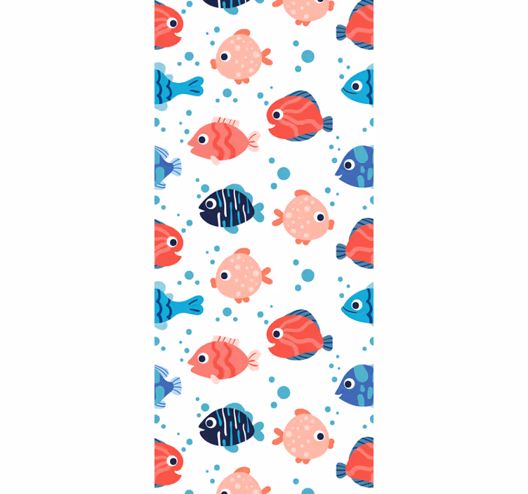 Akvatisk lekenhet tapet fisk - Tenstickers