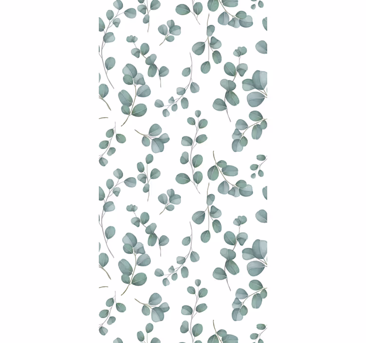 Eukalyptus vintreet eleganse tapet grønne blader - Tenstickers