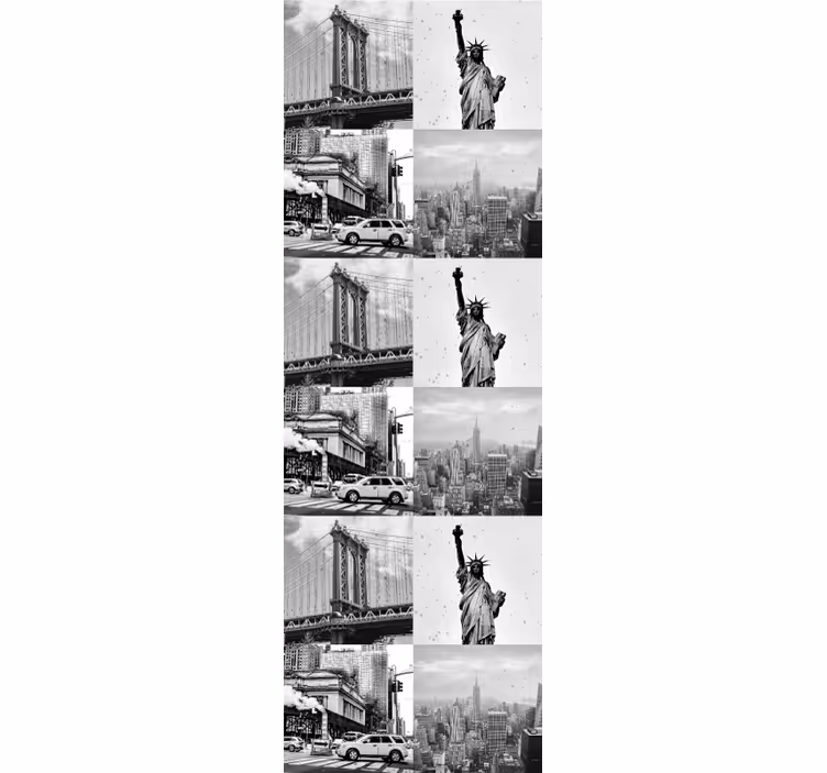 Urban montasje tapet New York - Tenstickers