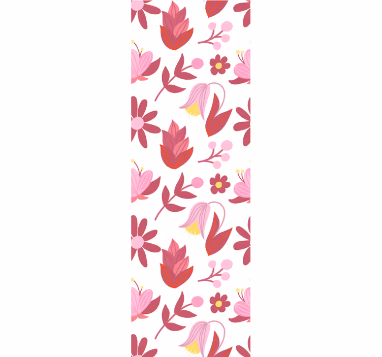 Rosa bukett arrangement tapet blomste - Tenstickers