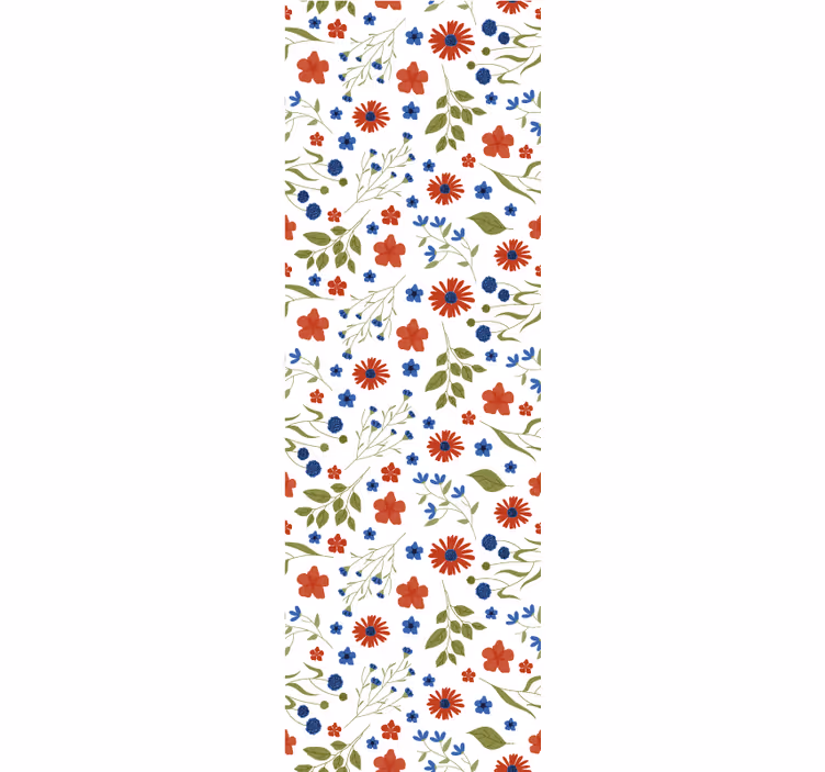 Blomstermotiv detalj tapet blomster - Tenstickers