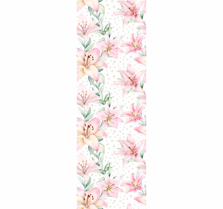 Blomstersymfoni tapet blomster - Tenstickers