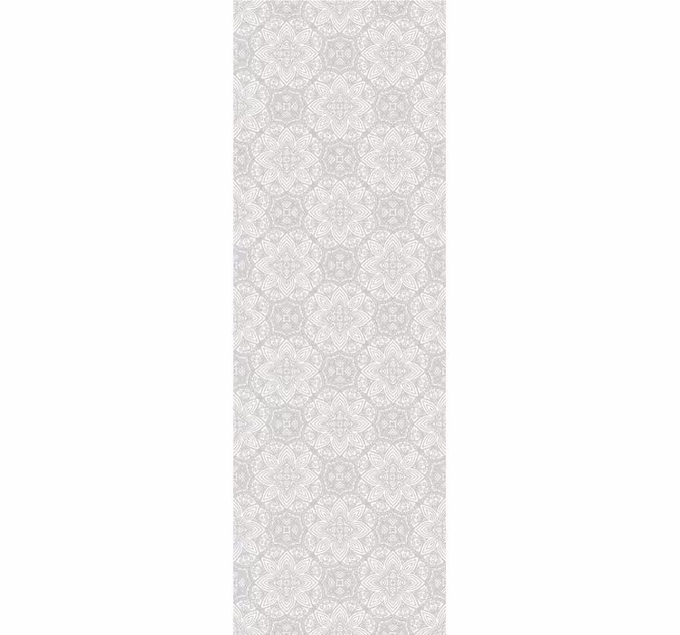 Intrikate blomster tapet pynt - Tenstickers