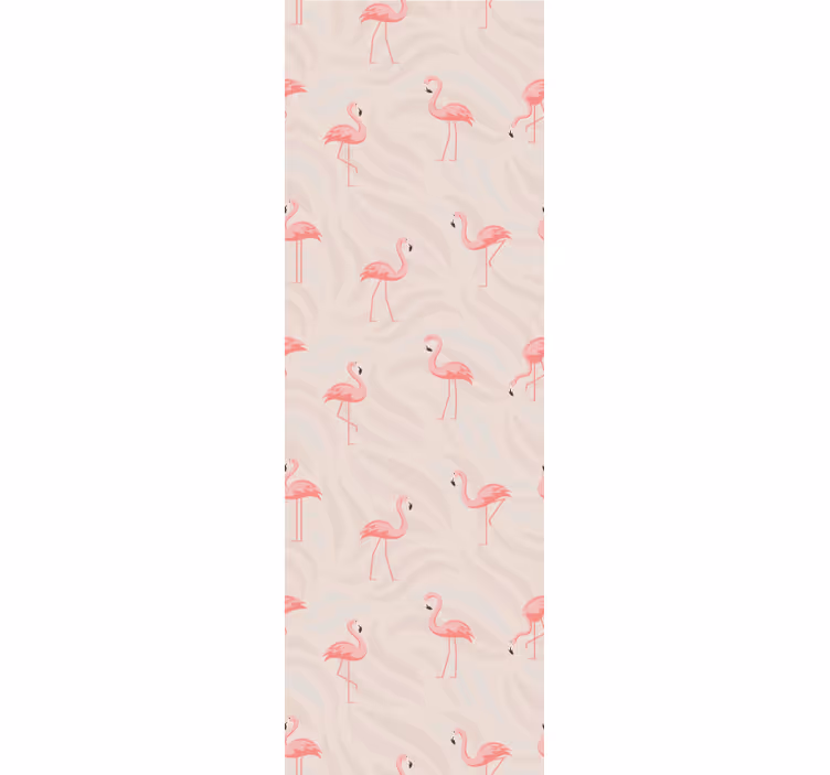 Flamingoensemble tapet dyr - Tenstickers