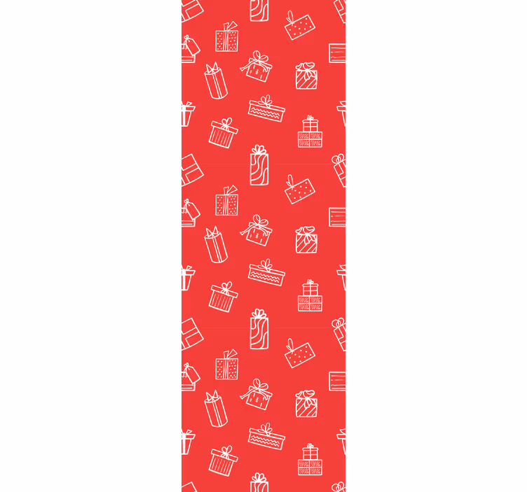 Gavemønster motiv jul tapet - Tenstickers