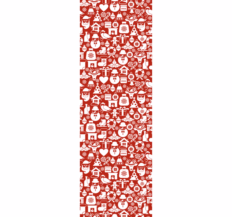 Festlige feriemønstre jul tapet - Tenstickers