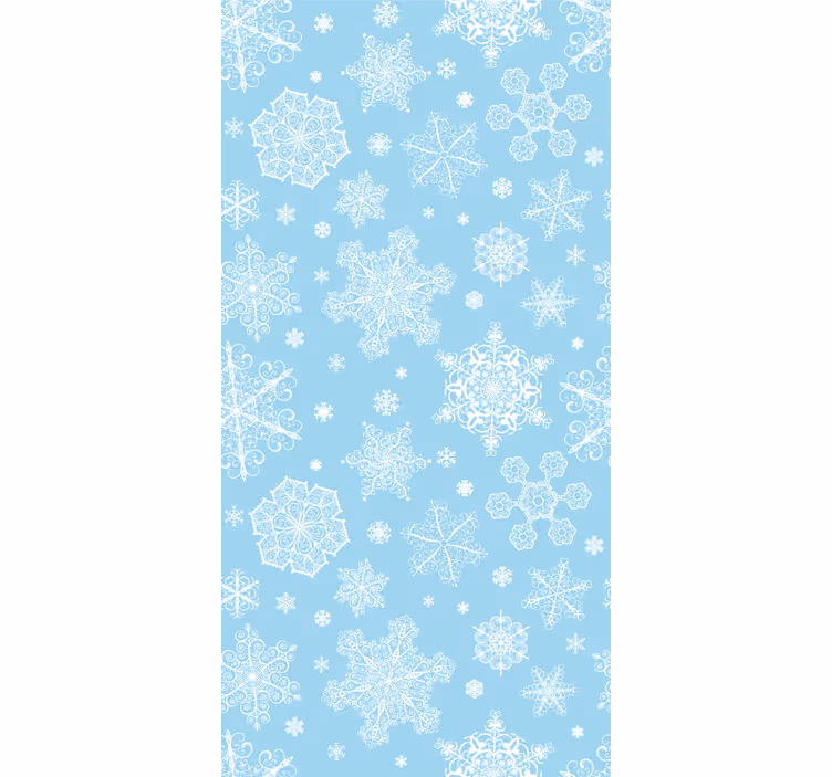 Snøfnugg eleganse jul tapet - Tenstickers