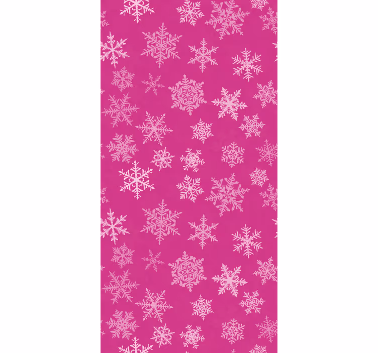 Ferie snøfnugg jul tapet - Tenstickers