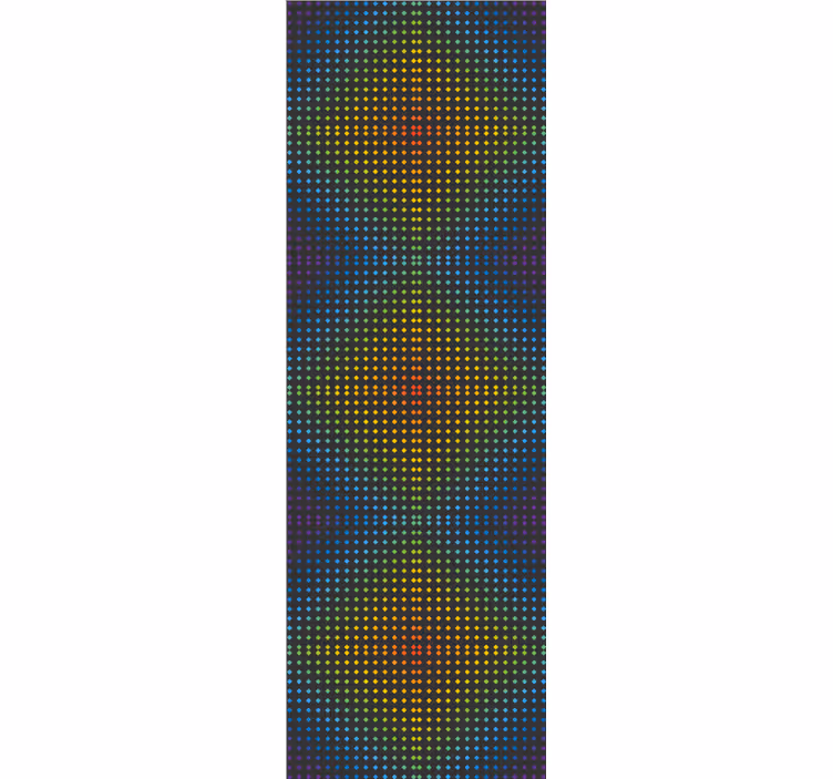 Geometrisk punktmatrise tapet abstrakt - Tenstickers