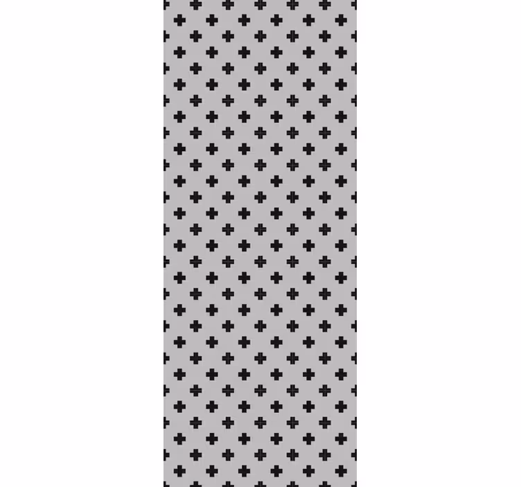 Kryssmønster geometrisk tapet - Tenstickers