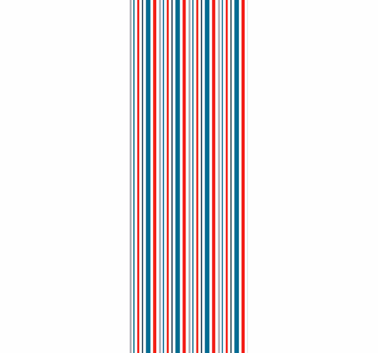 Stilig enkelt motiv tapet striper - Tenstickers