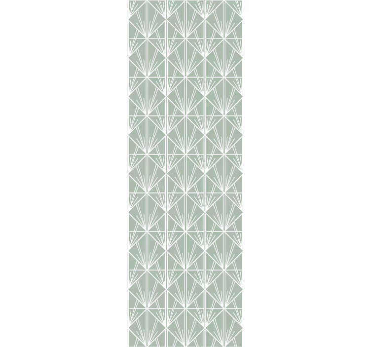 Art deco inspirert tapet geometriske former - Tenstickers