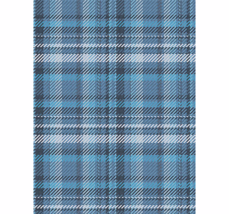 Tweed mønster tapet striper - Tenstickers