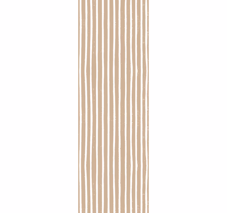 Nordisk beige og hvit tapet vertikalt - Tenstickers