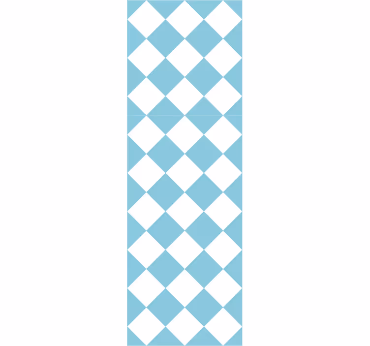 Diamantmønster tapet striper - Tenstickers