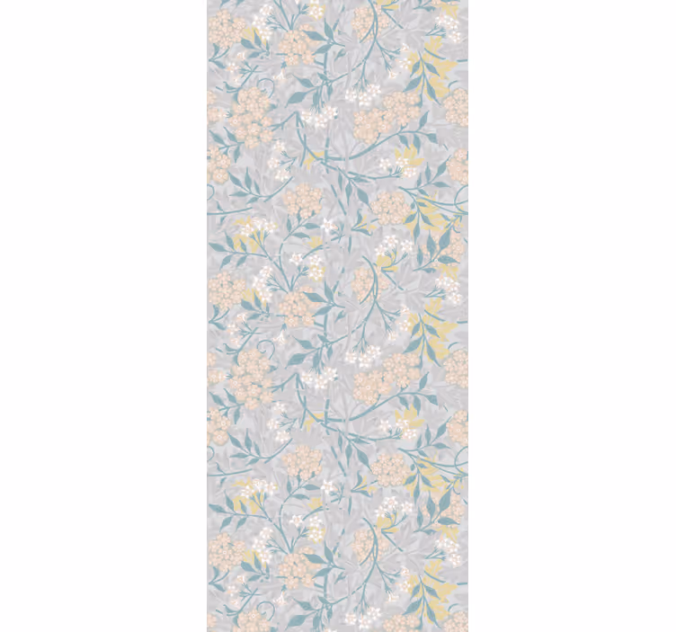 Floral hortensia eleganse tapet blomster - Tenstickers